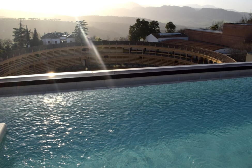 Infinity pool del Hotel Catalonia Ronda