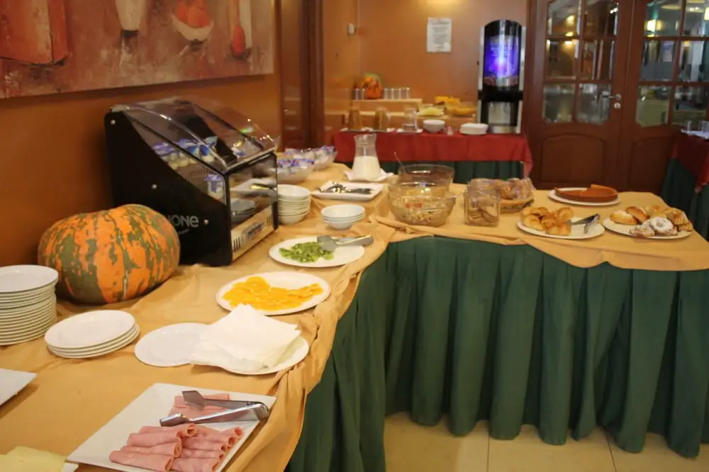 Desayuno-buffet del Hotel Balneario de Compostela