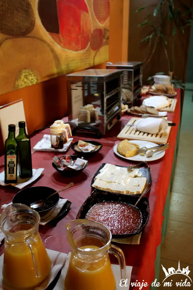 Desayuno-buffet del Hotel Balneario de Compostela