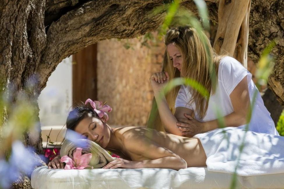 Masajes en el spa de Ca Na Xica Hotel Spa Ibiza