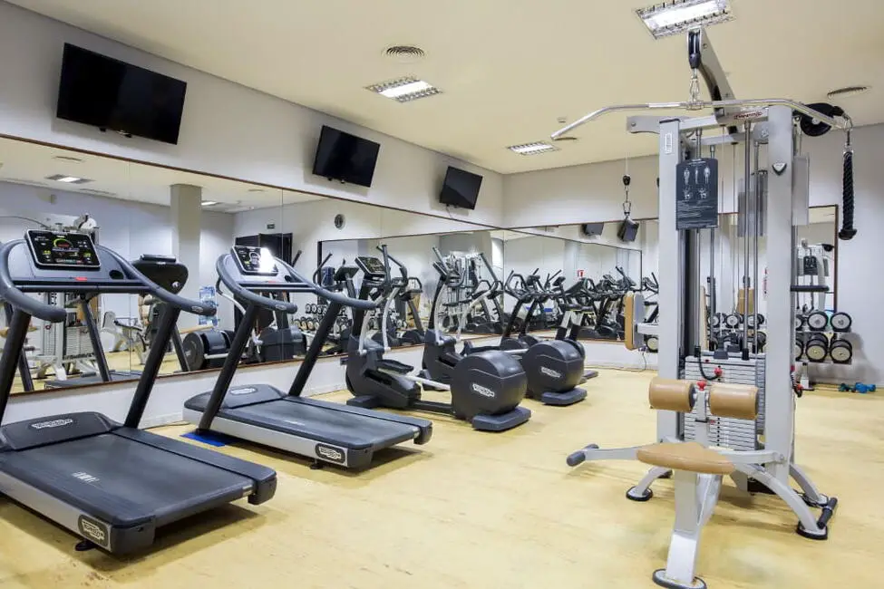 Sala fitness del Hipotels Barrosa Palace