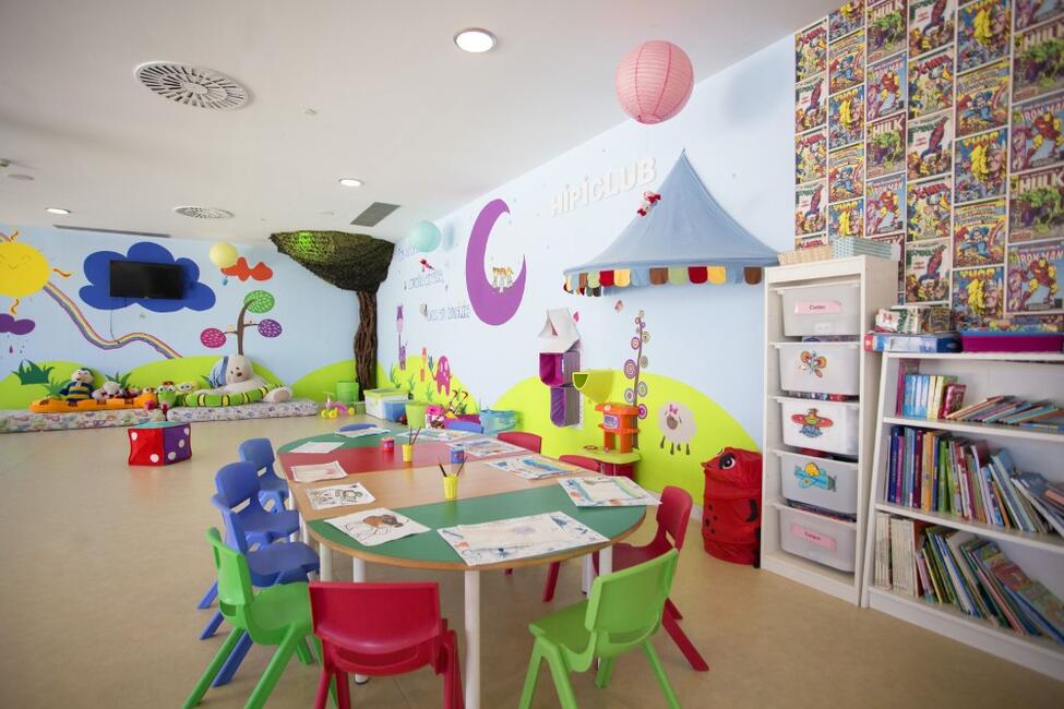 Sala de juegos para niños del Hipotels Gran Conil