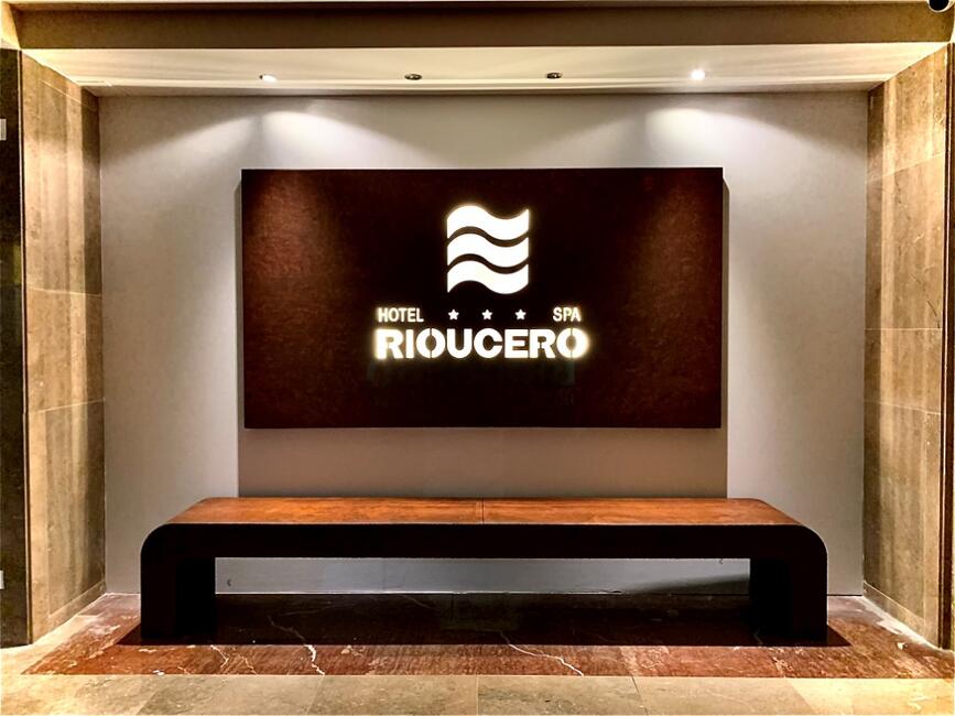Recepción del spa del Hotel Río Ucero