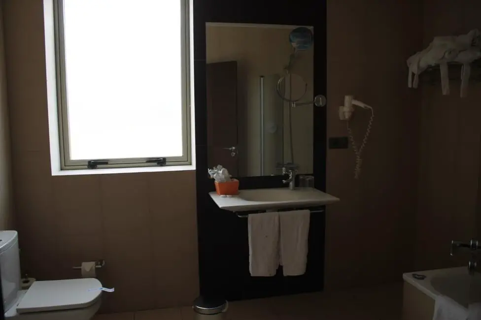 Cuarto de baño de la habitación doble del Hotel Spa Norat Torre do Deza