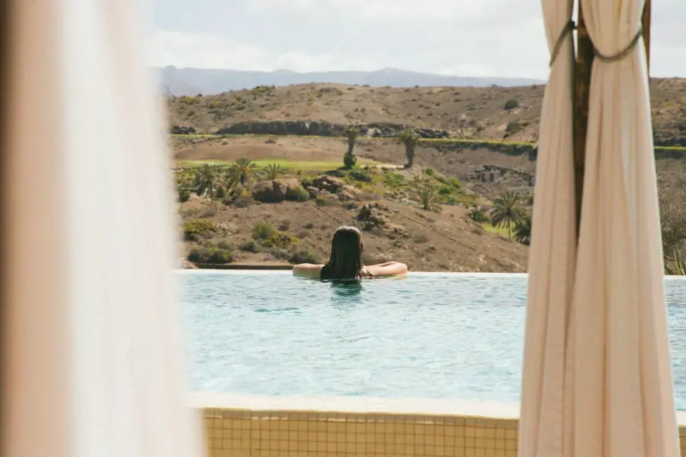 Infinity pool del Salobre Hotel Resort & Serenity (Be Aloe Wellness)