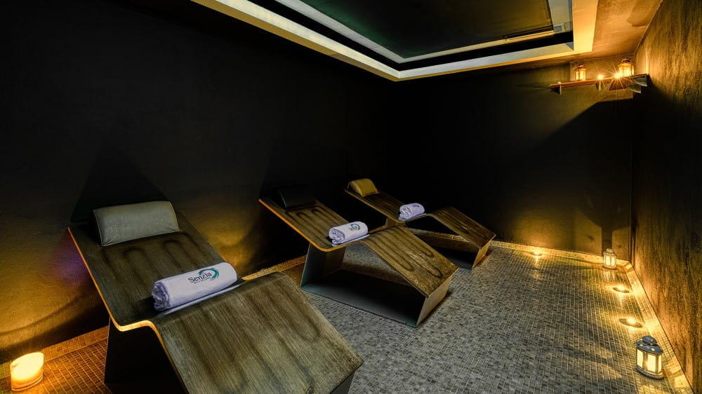 Sala de relajación del circuito spa del Hotel Senator Granada (Senzia Spa & Wellness)