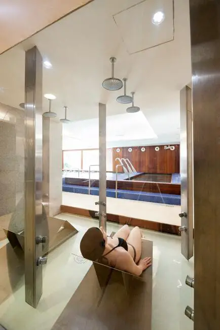 Sala de relajación del Circuito spa del Sommos Hotel Benasque