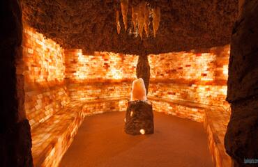 Cueva de sal del spa del hotel Lopesan Costa Meloneras Resort
